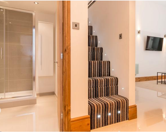 Beautiful City Centre Apartment Sleek Tiled Flooring