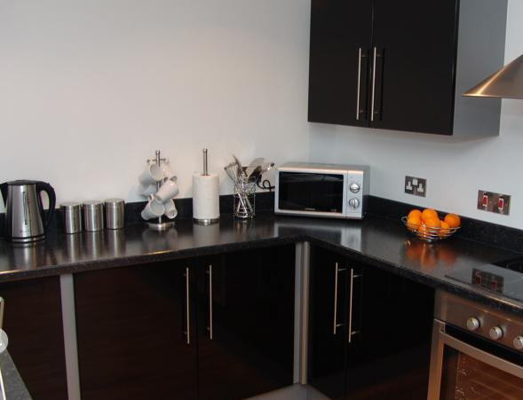 Quay Apartments Salford Kitchen