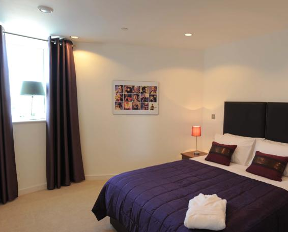 The Heart Apartments Salford Quays Bedroom